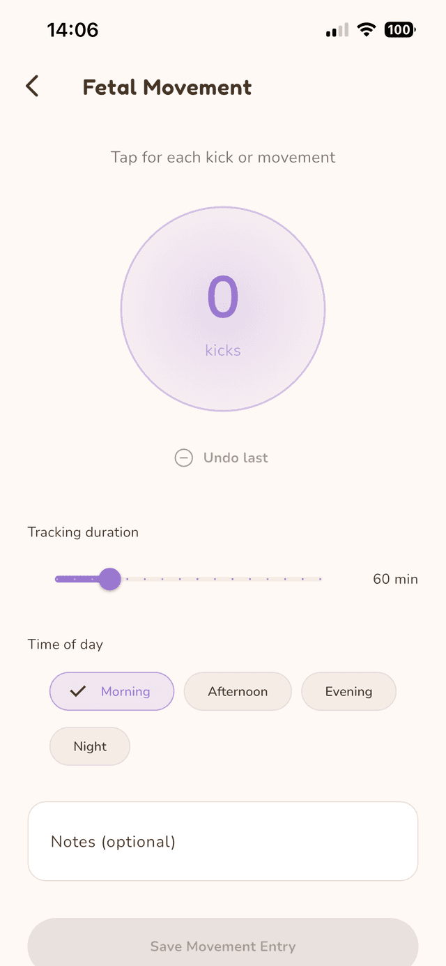 Fetal Movement Tracker