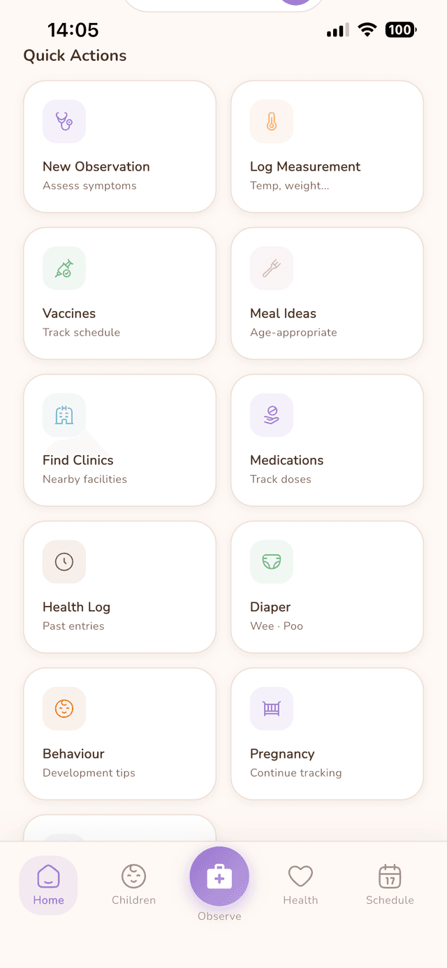 Quick Actions for Busy Parents